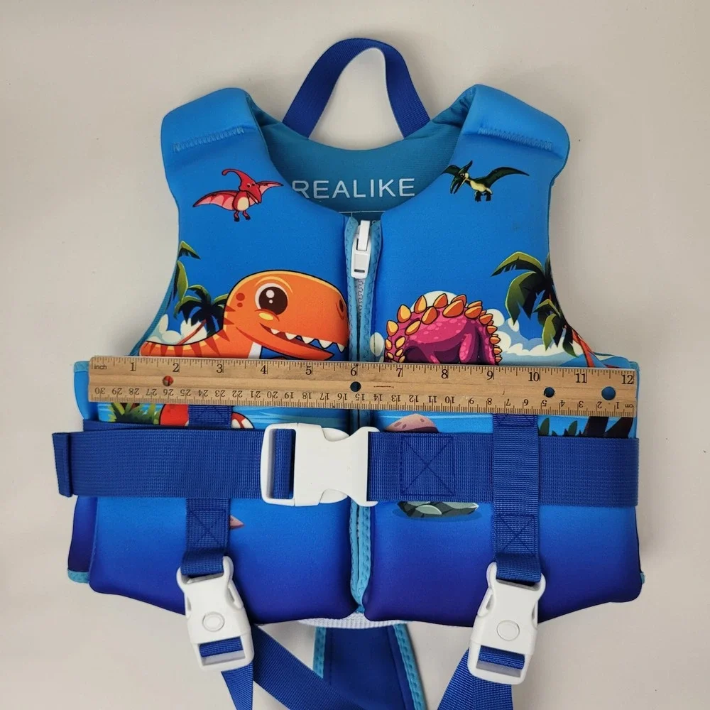REALIKE Kids Swim Vest Toddler  Small (2-4 yrs/22-33 lbs), Dinosaur‎